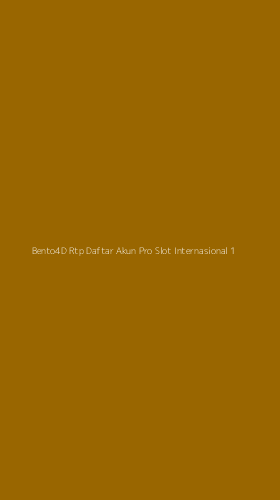 Tampilan Antarmuka Aplikasi Bento4d Rtp Daftar Akun Pro Slot Internasional - 1