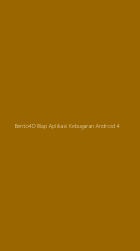 Tampilan Antarmuka Aplikasi Bento4d Wap Aplikasi Kebugaran Android - 4