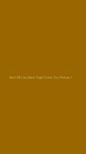 Tampilan Antarmuka Aplikasi Beo138 Cara Main Togel Colok Jitu Pemula - 1