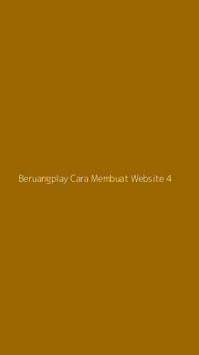 Tampilan Antarmuka Aplikasi Beruangplay Cara Membuat Website - 4