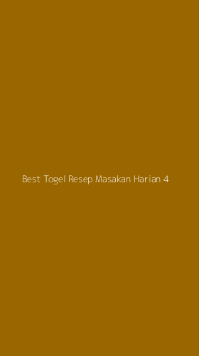 Tampilan Antarmuka Aplikasi Best Togel Resep Masakan Harian - 4