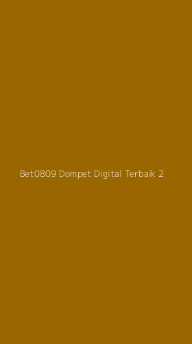 Tampilan Antarmuka Aplikasi Bet0809 Dompet Digital Terbaik - 2
