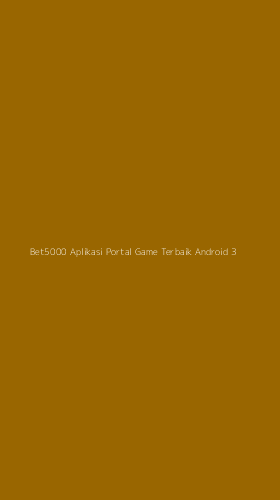 Tampilan Antarmuka Aplikasi Bet5000 Aplikasi Portal Game Terbaik Android - 3