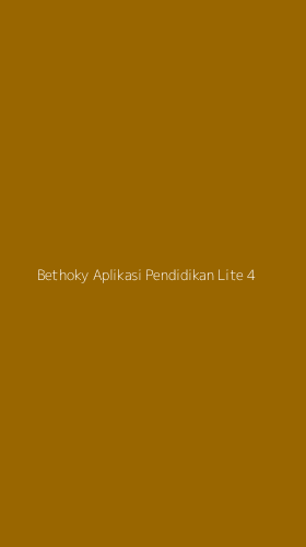 Tampilan Antarmuka Aplikasi Bethoky Aplikasi Pendidikan Lite - 4