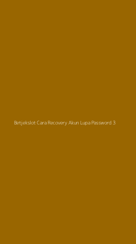 Tampilan Antarmuka Aplikasi Betjekslot Cara Recovery Akun Lupa Password - 3