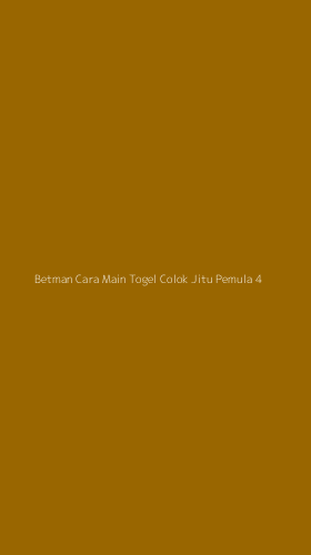 Tampilan Antarmuka Aplikasi Betman Cara Main Togel Colok Jitu Pemula - 4