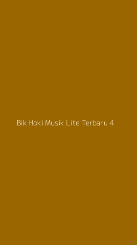 Tampilan Antarmuka Aplikasi Bik Hoki Musik Lite Terbaru - 4