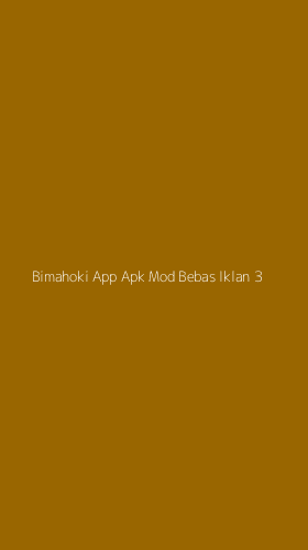 Tampilan Antarmuka Aplikasi Bimahoki App Apk Mod Bebas Iklan - 3