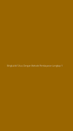 Tampilan Antarmuka Aplikasi Bingkai4d Situs Dengan Metode Pembayaran Lengkap - 1