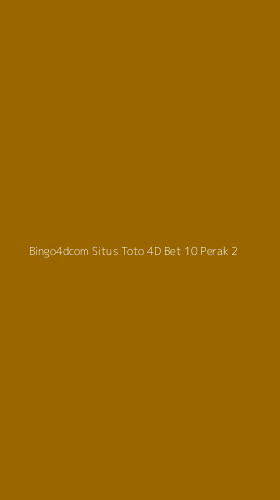 Tampilan Antarmuka Aplikasi Bingo4dcom Situs Toto 4d Bet 10 Perak - 2