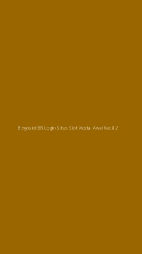 Tampilan Antarmuka Aplikasi Bingoslot88 Login Situs Slot Modal Awal Kecil - 2