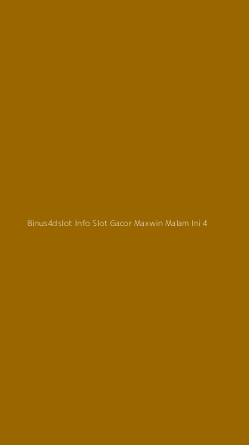 Tampilan Antarmuka Aplikasi Binus4dslot Info Slot Gacor Maxwin Malam Ini - 4