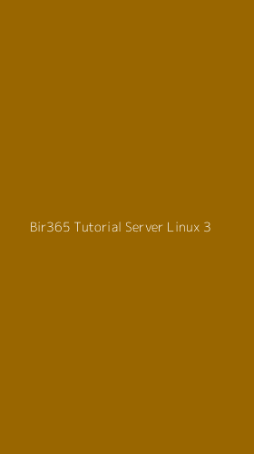 Tampilan Antarmuka Aplikasi Bir365 Tutorial Server Linux - 3