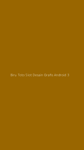 Tampilan Antarmuka Aplikasi Biru Toto Slot Desain Grafis Android - 3