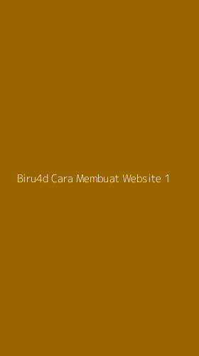 Tampilan Antarmuka Aplikasi Biru4d Cara Membuat Website - 1