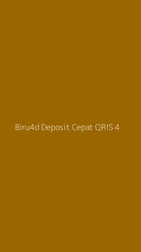 Tampilan Antarmuka Aplikasi Biru4d Deposit Cepat Qris - 4