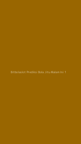 Tampilan Antarmuka Aplikasi Bitbolaslot Prediksi Bola Jitu Malam Ini - 1