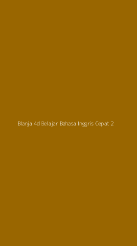 Tampilan Antarmuka Aplikasi Blanja 4d Belajar Bahasa Inggris Cepat - 2