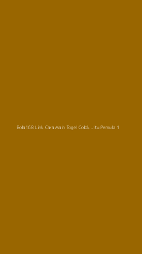 Tampilan Antarmuka Aplikasi Bola168 Link Cara Main Togel Colok Jitu Pemula - 1