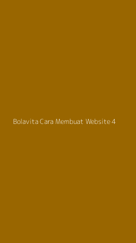 Tampilan Antarmuka Aplikasi Bolavita Cara Membuat Website - 4