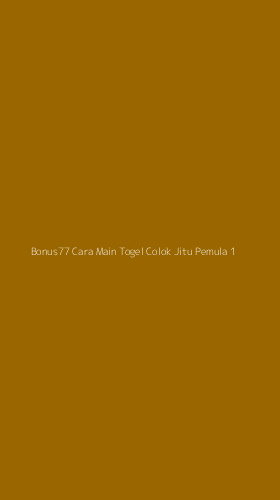 Tampilan Antarmuka Aplikasi Bonus77 Cara Main Togel Colok Jitu Pemula - 1
