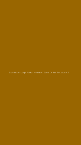 Tampilan Antarmuka Aplikasi Boomingbet Login Portal Informasi Game Online Terupdate - 2