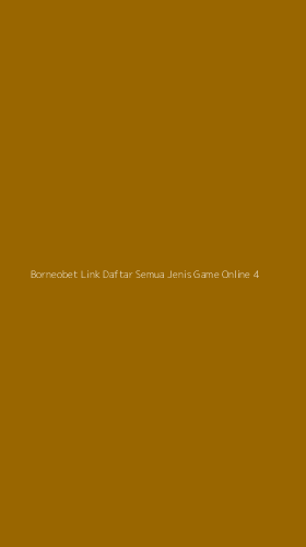Tampilan Antarmuka Aplikasi Borneobet Link Daftar Semua Jenis Game Online - 4