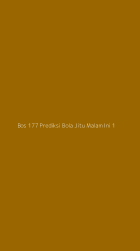 Tampilan Antarmuka Aplikasi Bos 177 Prediksi Bola Jitu Malam Ini - 1