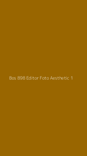 Tampilan Antarmuka Aplikasi Bos 898 Editor Foto Aesthetic - 1