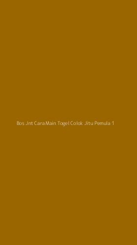 Tampilan Antarmuka Aplikasi Bos Jnt Cara Main Togel Colok Jitu Pemula - 1