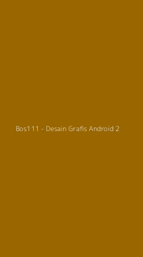 Tampilan Antarmuka Aplikasi Bos111 - Desain Grafis Android - 2