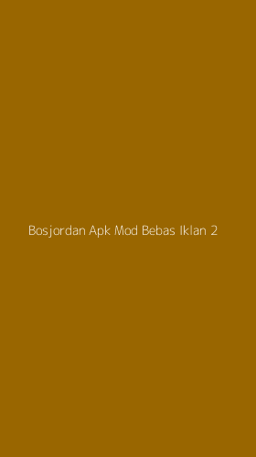 Tampilan Antarmuka Aplikasi Bosjordan Apk Mod Bebas Iklan - 2
