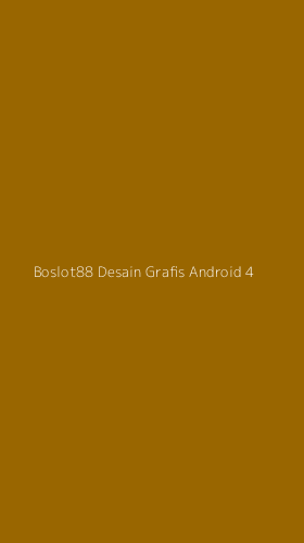 Tampilan Antarmuka Aplikasi Boslot88 Desain Grafis Android - 4