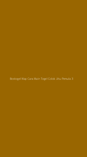 Tampilan Antarmuka Aplikasi Bostogel Wap Cara Main Togel Colok Jitu Pemula - 3