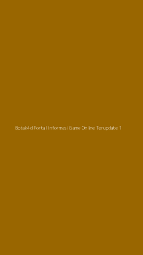 Tampilan Antarmuka Aplikasi Botak4d Portal Informasi Game Online Terupdate - 1