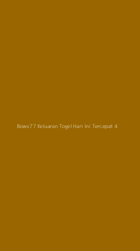 Tampilan Antarmuka Aplikasi Bowo77 Keluaran Togel Hari Ini Tercepat - 4