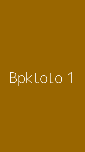 Tampilan Antarmuka Aplikasi Bpktoto - 1