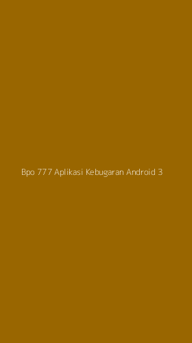 Tampilan Antarmuka Aplikasi Bpo 777 Aplikasi Kebugaran Android - 3