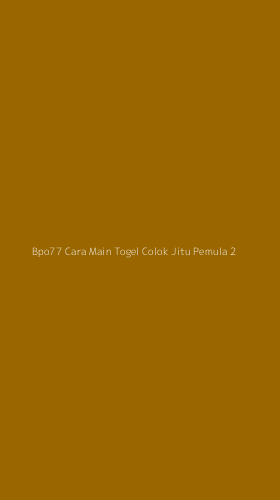 Tampilan Antarmuka Aplikasi Bpo77 Cara Main Togel Colok Jitu Pemula - 2