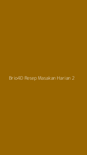 Tampilan Antarmuka Aplikasi Brio4d Resep Masakan Harian - 2