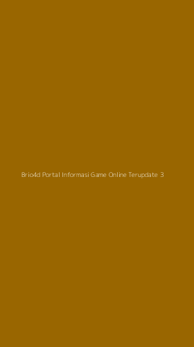 Tampilan Antarmuka Aplikasi Brio4d Portal Informasi Game Online Terupdate - 3