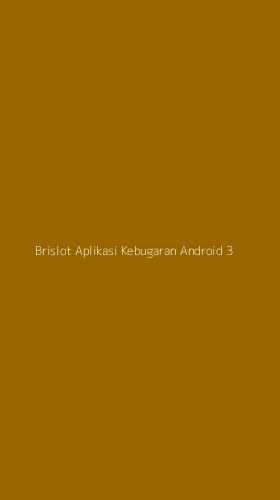 Tampilan Antarmuka Aplikasi Brislot Aplikasi Kebugaran Android - 3