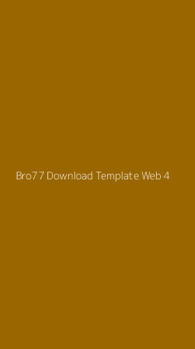 Tampilan Antarmuka Aplikasi Bro77 Download Template Web - 4