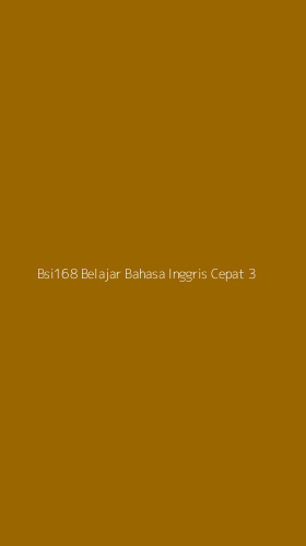 Tampilan Antarmuka Aplikasi Bsi168 Belajar Bahasa Inggris Cepat - 3