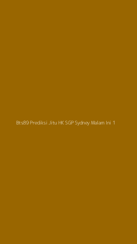 Tampilan Antarmuka Aplikasi Bts89 Prediksi Jitu Hk Sgp Sydney Malam Ini - 1