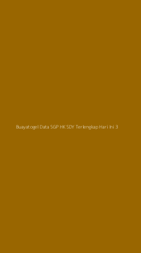 Tampilan Antarmuka Aplikasi Buayatogel Data Sgp Hk Sdy Terlengkap Hari Ini - 3