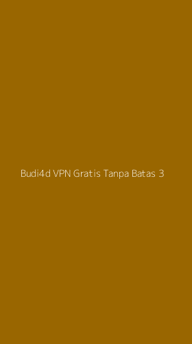 Tampilan Antarmuka Aplikasi Budi4d Vpn Gratis Tanpa Batas - 3