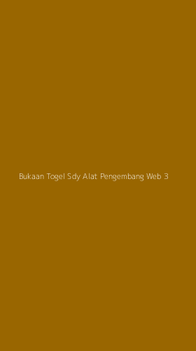 Tampilan Antarmuka Aplikasi Bukaan Togel Sdy Alat Pengembang Web - 3