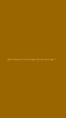 Tampilan Antarmuka Aplikasi Bukti4 Bandar Online Dengan Winrate Tertinggi - 1