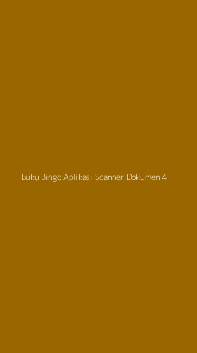 Tampilan Antarmuka Aplikasi Buku Bingo Aplikasi Scanner Dokumen - 4